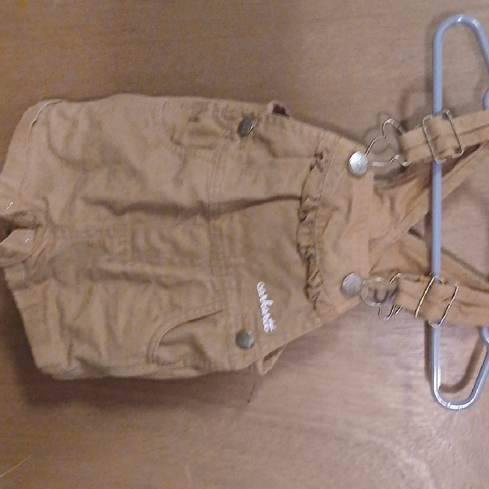 Carhartt Kids Tan Overalls 3months